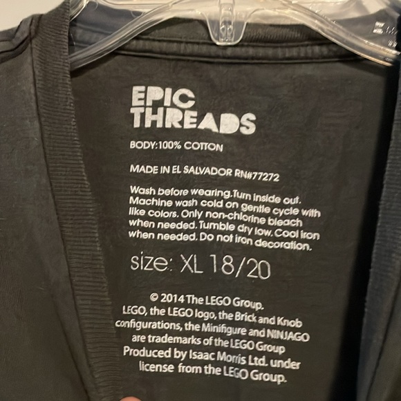 Epic Threads Grey Lego Ninjago Graphic Tee - Picture 4 of 4